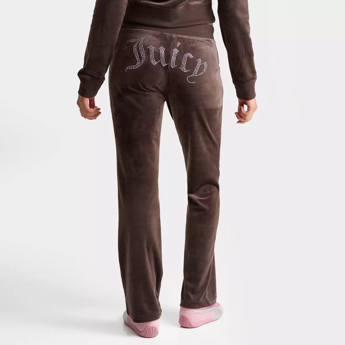 Juicy Couture OG Big Bling Velour Track Pants