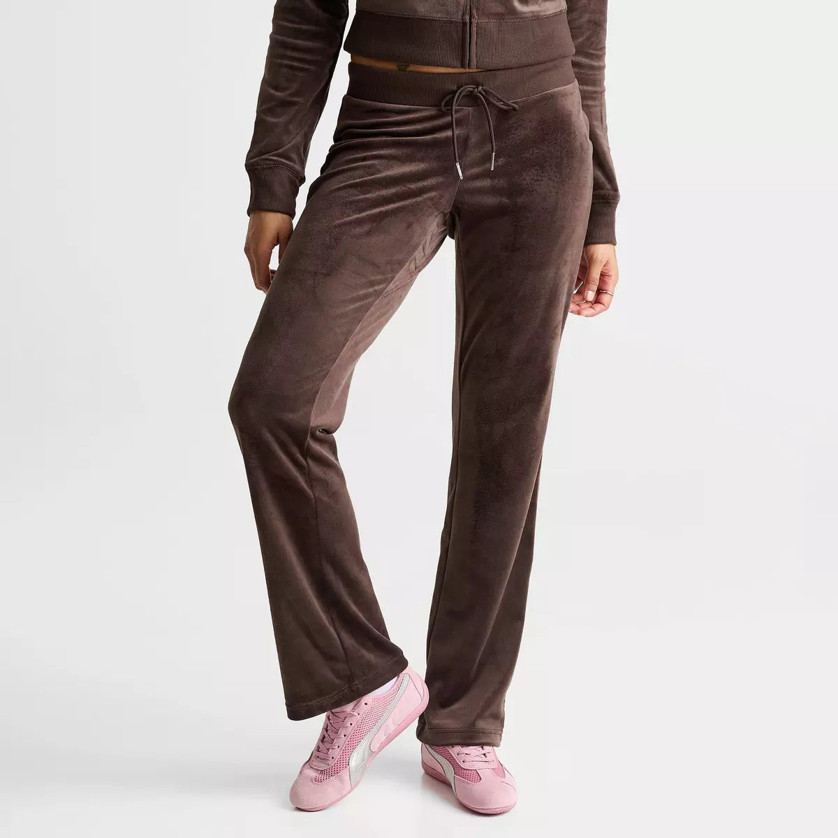 Juicy Couture OG Big Bling Velour Track Pants