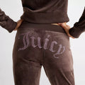 Juicy Couture OG Big Bling Velour Track Pants