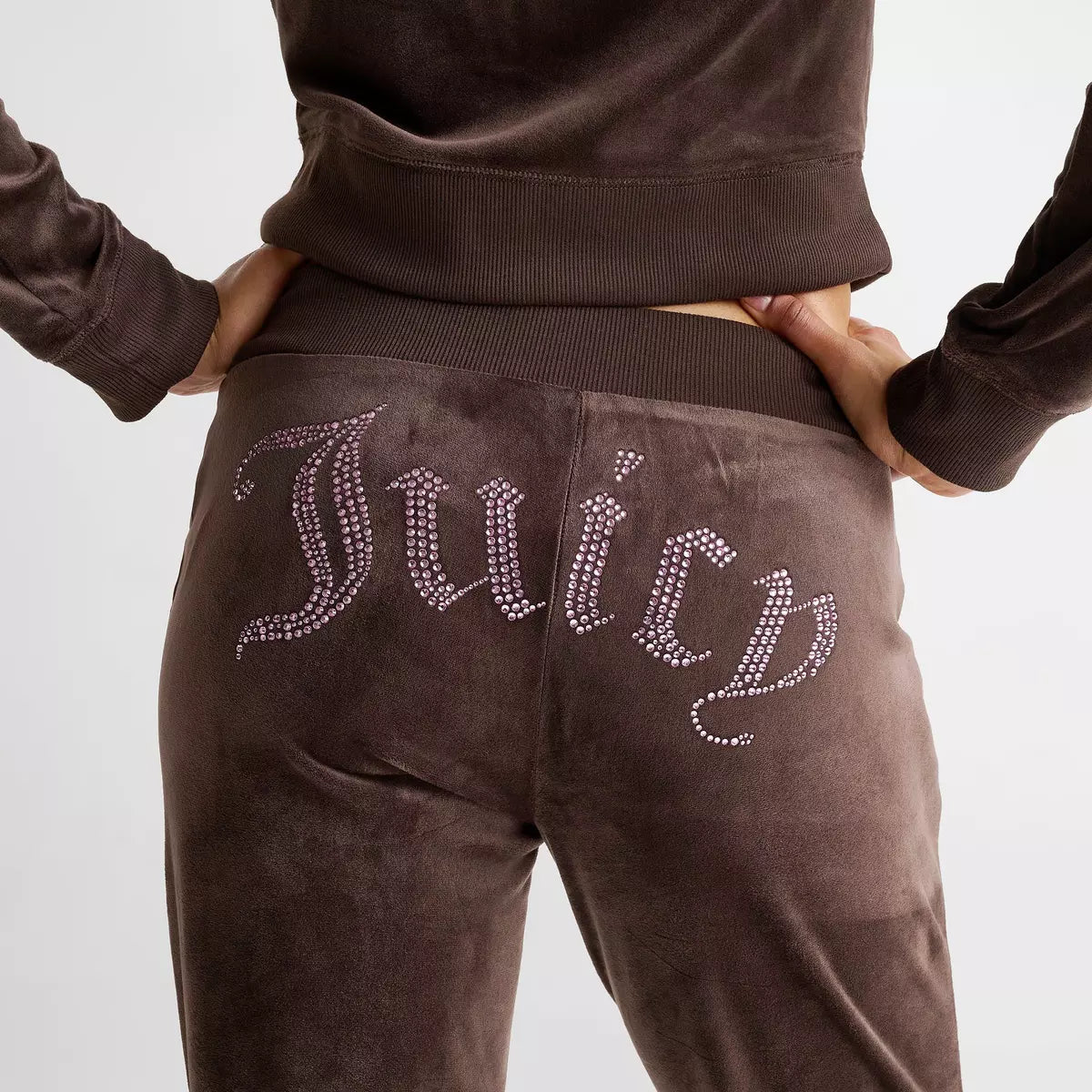 Juicy Couture OG Big Bling Velour Track Pants