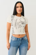 Heritage logo baby tee