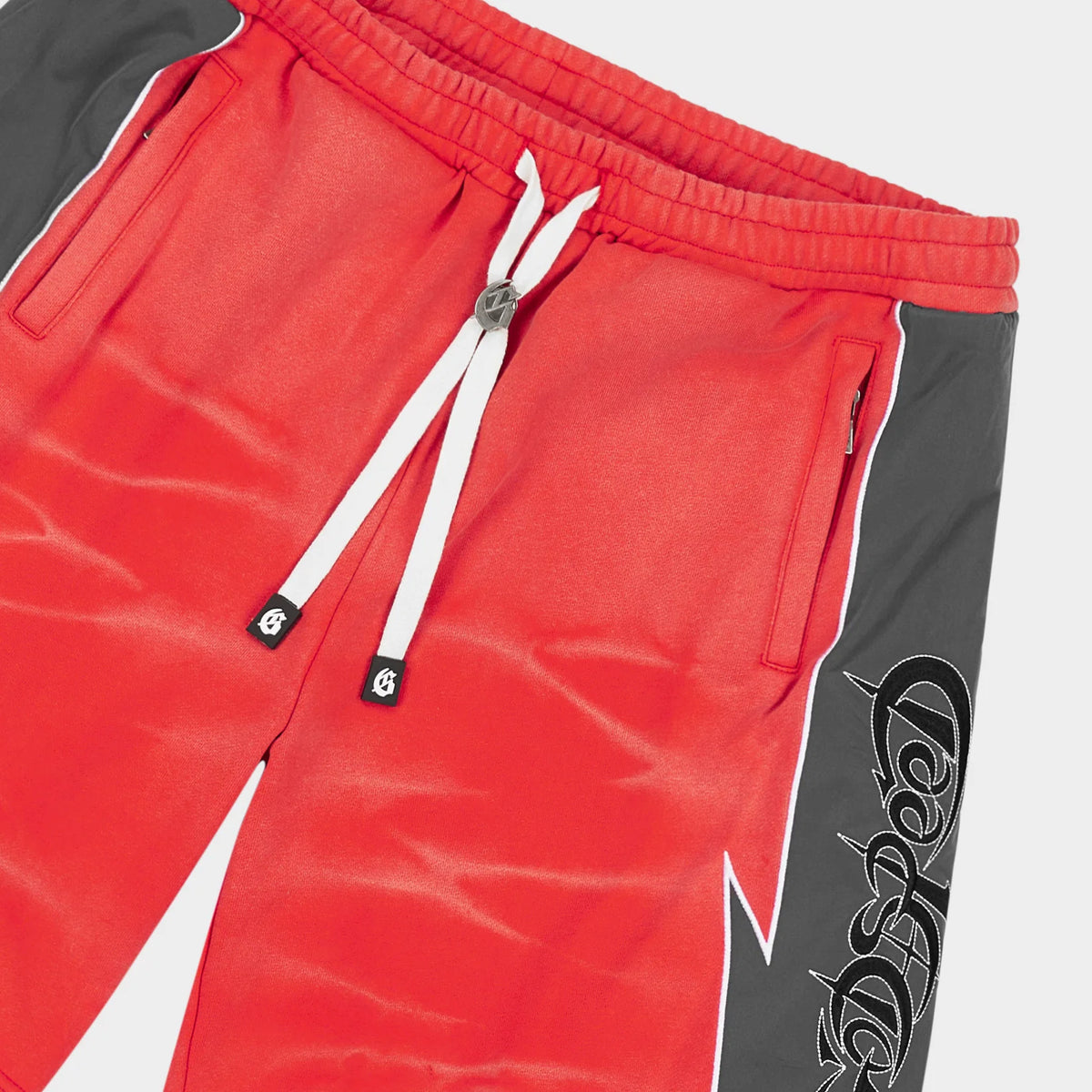 Halftime Shorts V2 (Red Acid Wash)