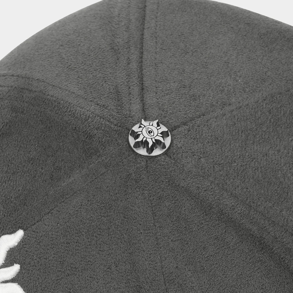 Insignia Leather/Suede Hat (Smoke/Black)