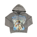 Grey “Rhinestone” Hoodie