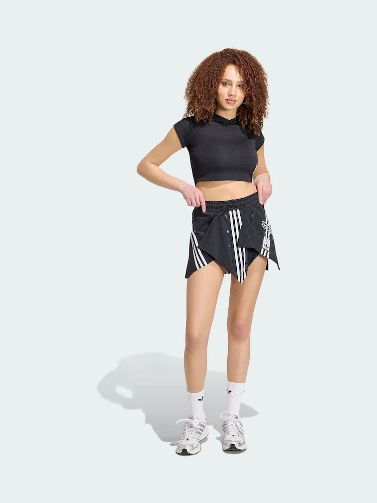 Reconstructed Adibreak Mini Skirt