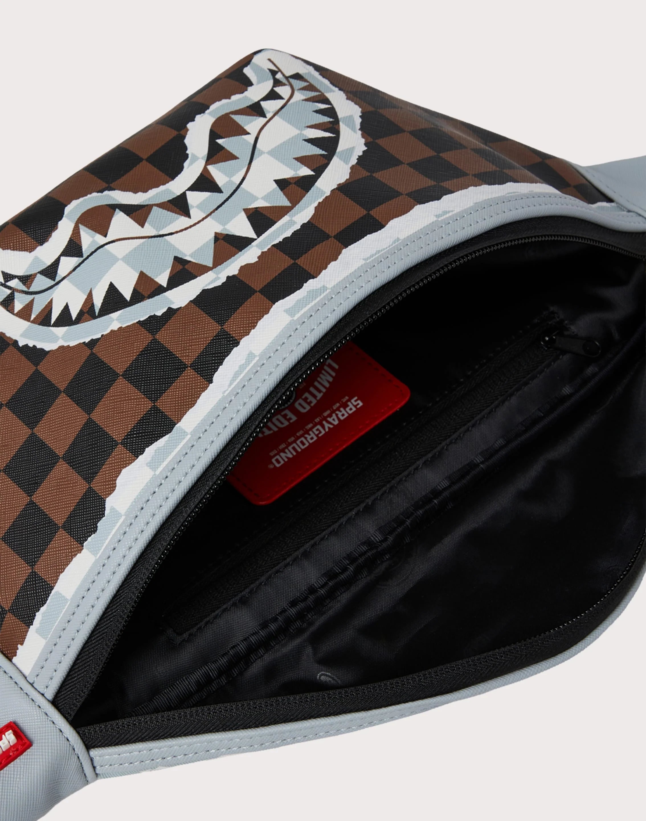 Checkered Tear Crossbody Bag