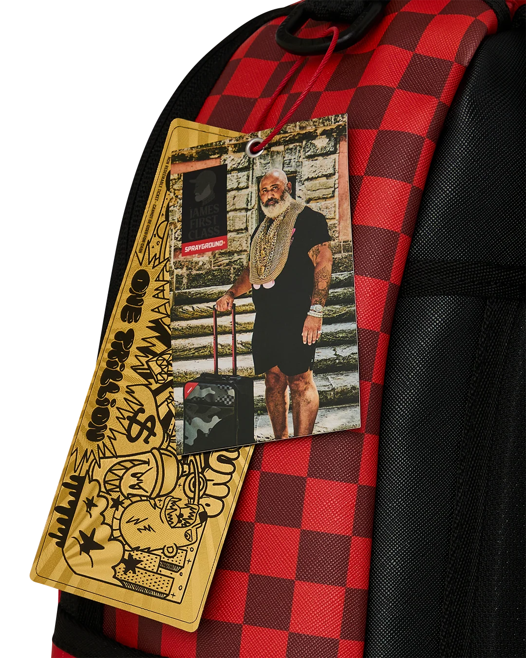 JAMES FIRST CLASS RED BACKPACK