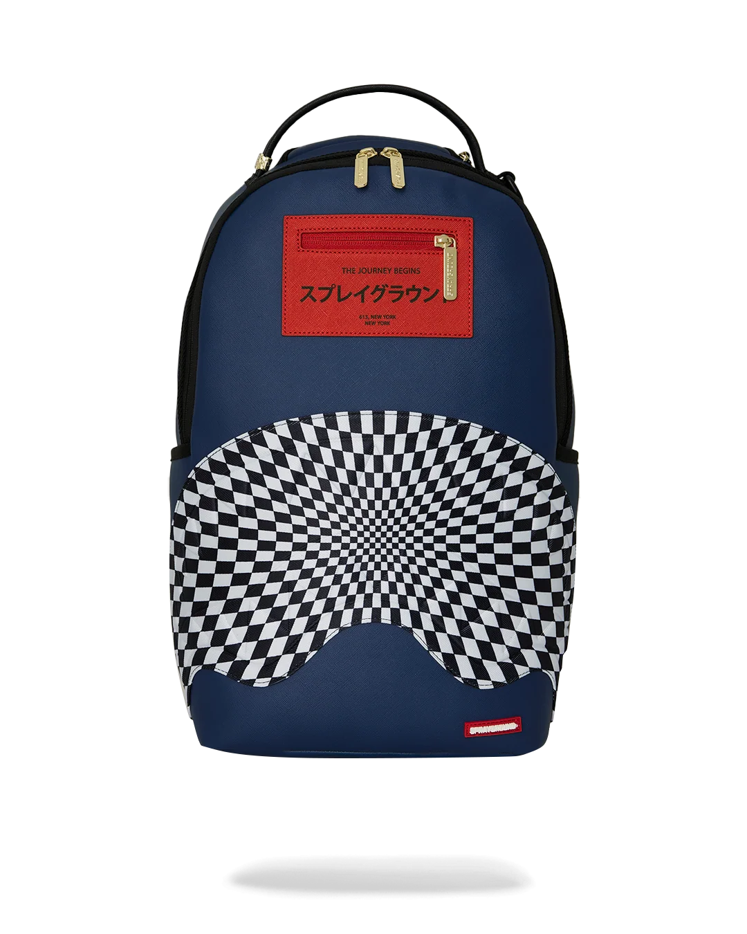 ICHIMATSU-MOYŌ WARP CHECK SHARK BACKPACK