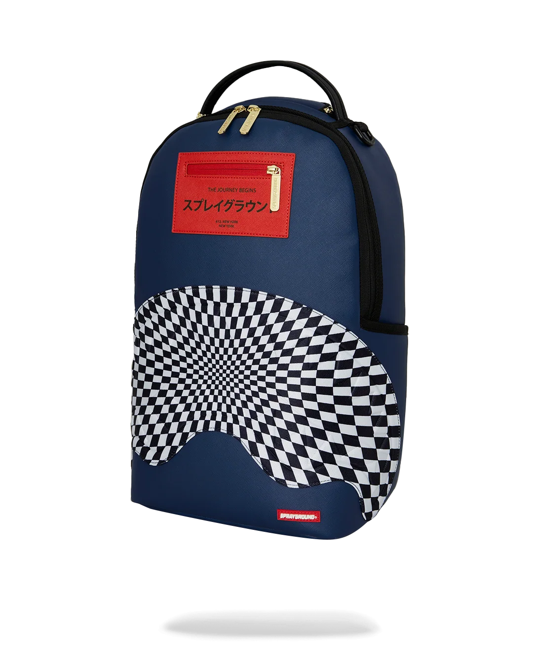 ICHIMATSU-MOYŌ WARP CHECK SHARK BACKPACK