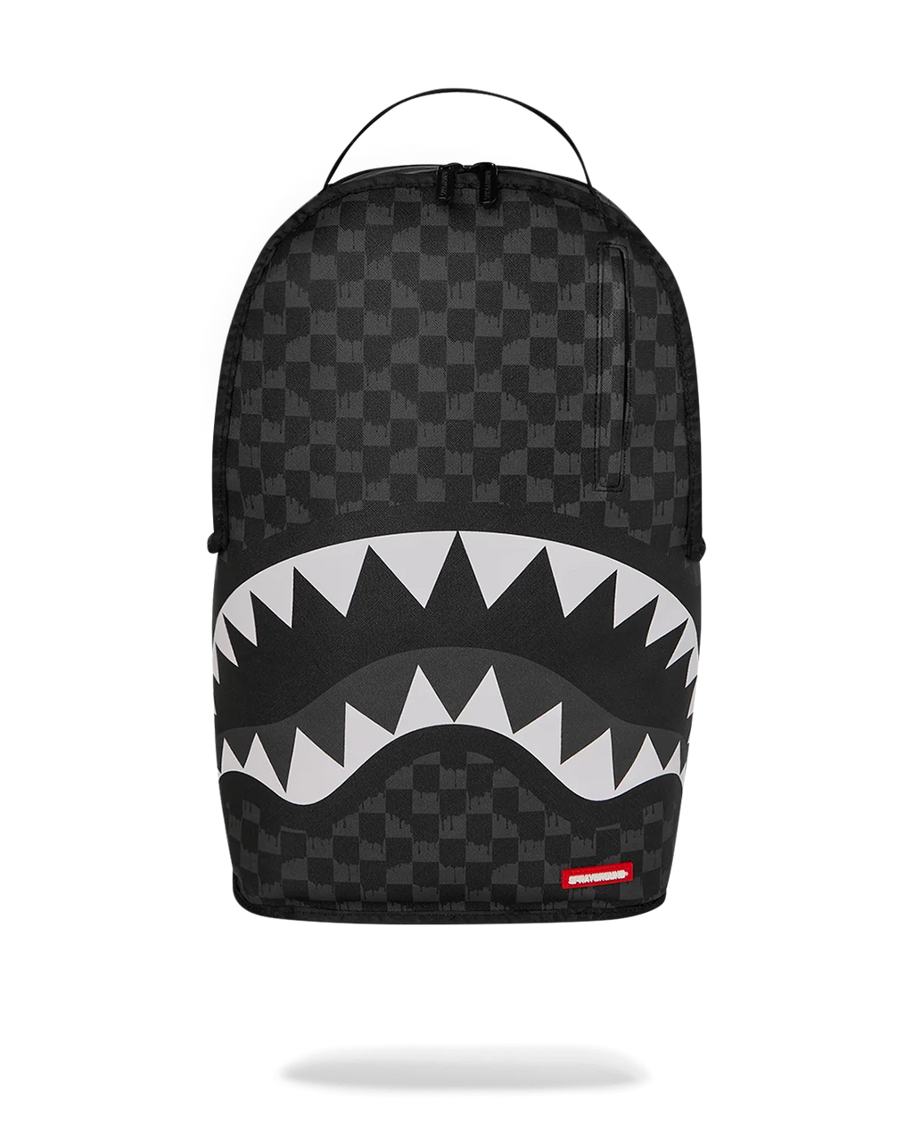 REVERSE MODE - PURPLE VELOUR TO BLACK CHECK BACKPACK