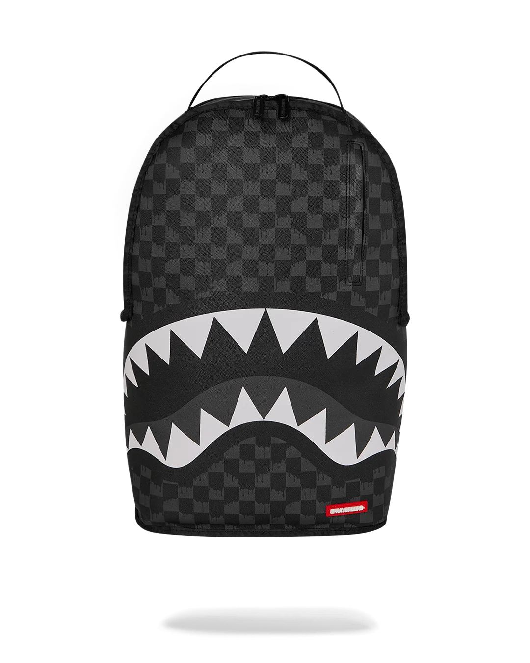 REVERSE MODE - PURPLE VELOUR TO BLACK CHECK BACKPACK