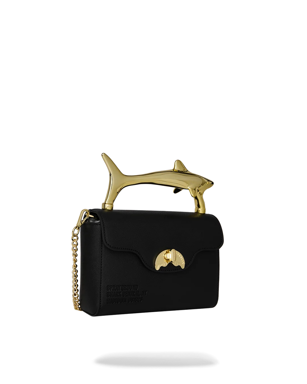 THE GOLDEN FANG SHARK HANDBAG