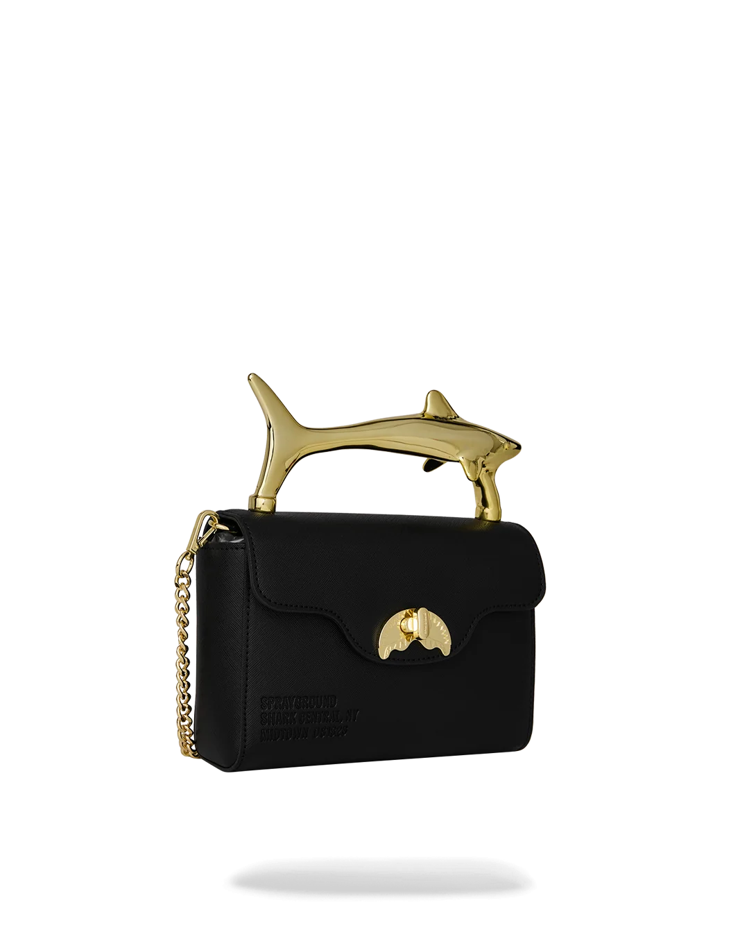 THE GOLDEN FANG SHARK HANDBAG