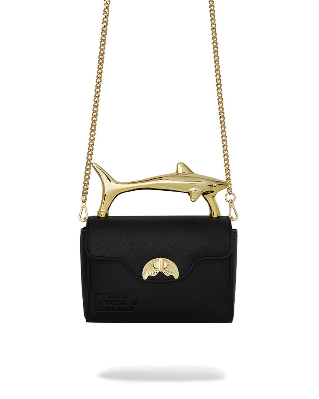 THE GOLDEN FANG SHARK HANDBAG