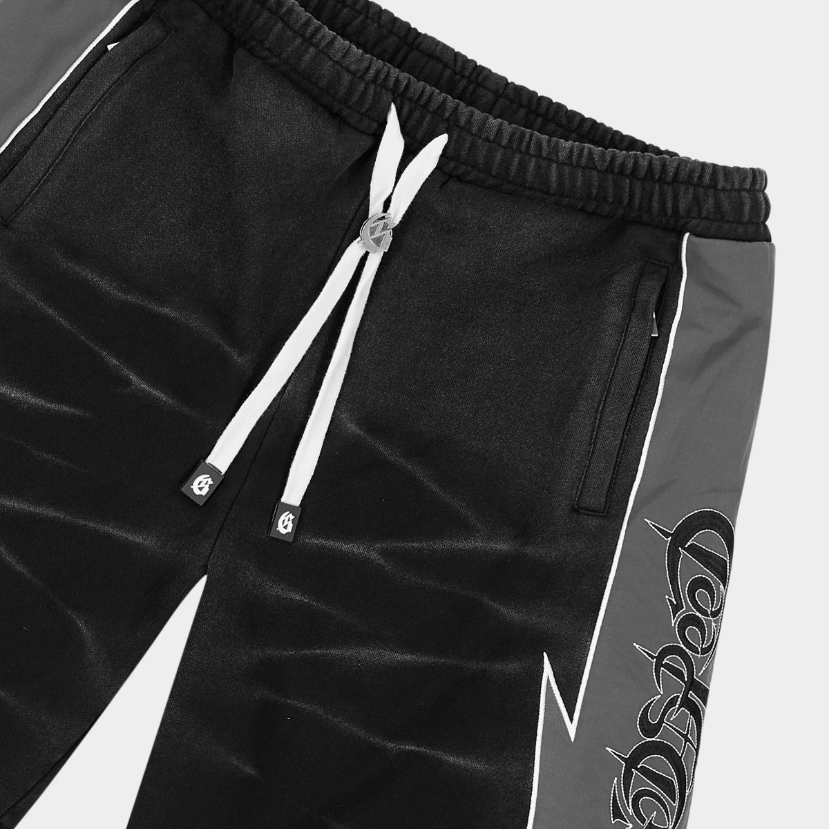 Halftime Shorts V2 (Black Acid Wash)