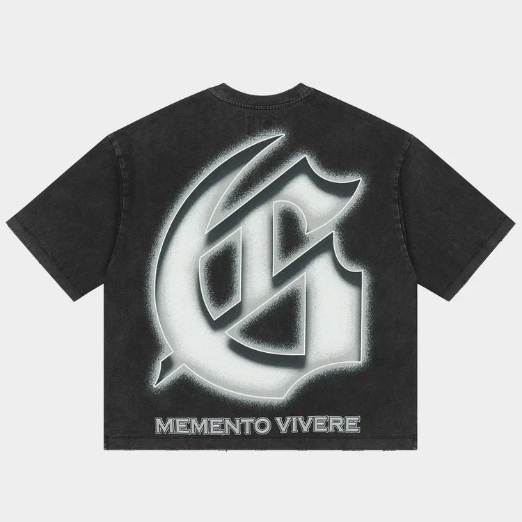 Silencio T-shirt (Black Wash)