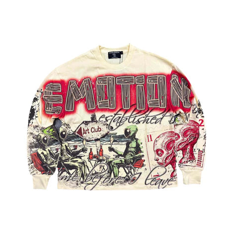Cream ‘Art Club’ Long Sleeve