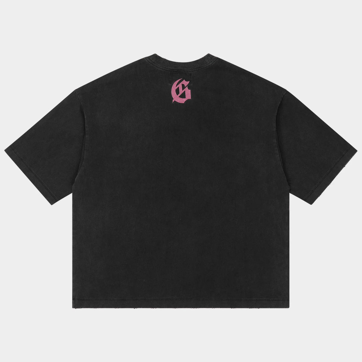 VITAL Short Set (Black Wash - Pink Logo)