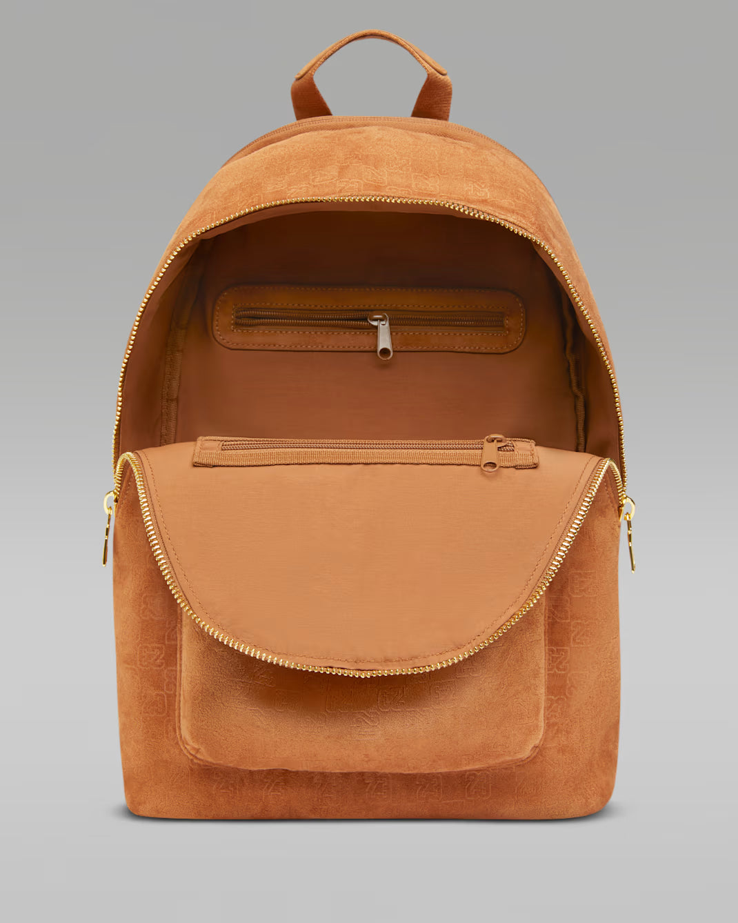 Jordan Mochila de gamuza con monograma (23.5 L)