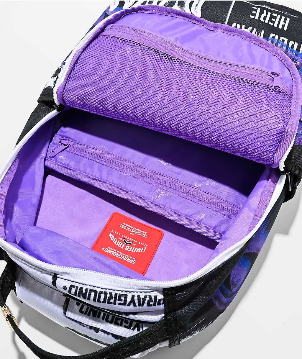 Stencil Shark Attack Backpack