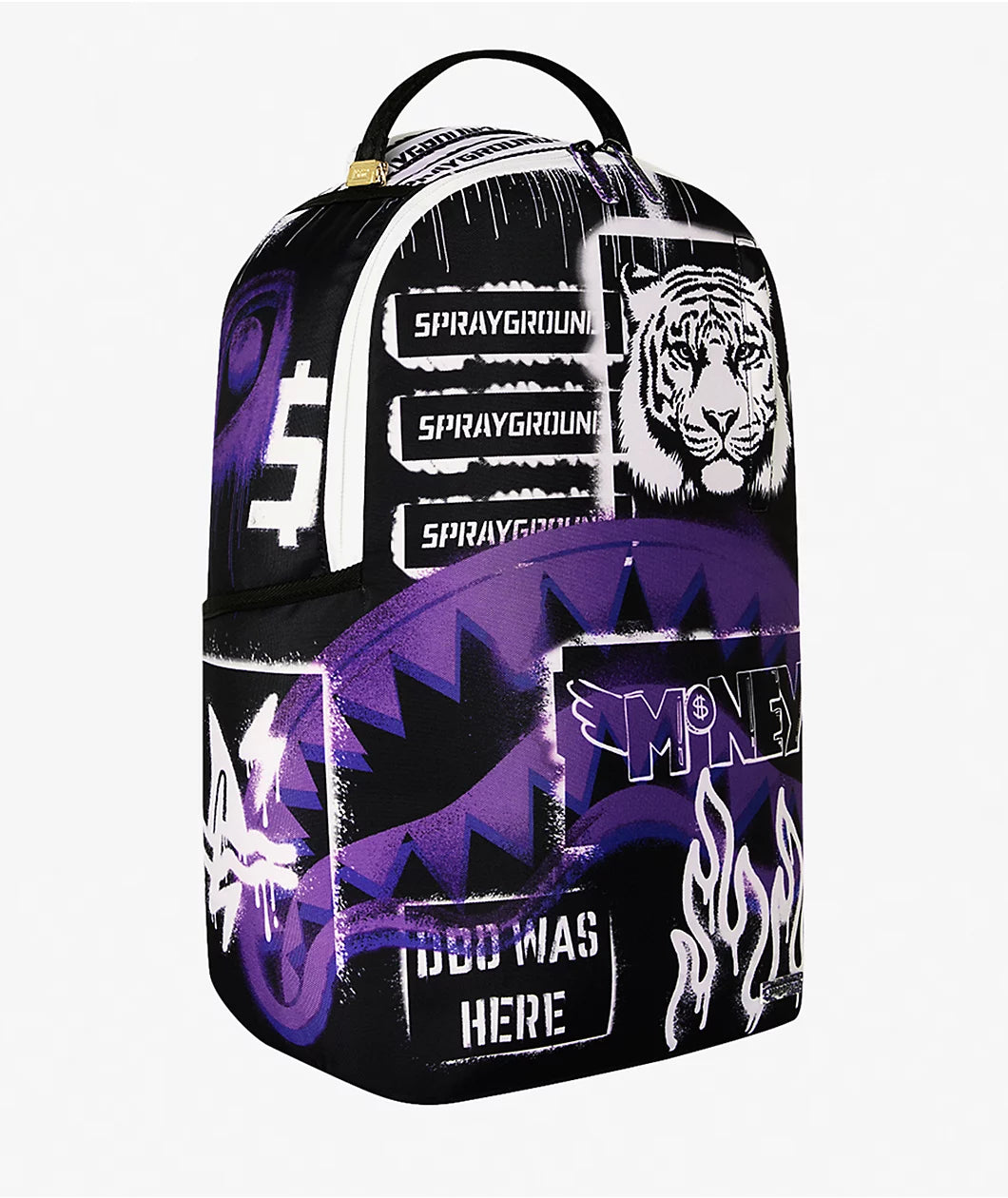 Stencil Shark Attack Backpack