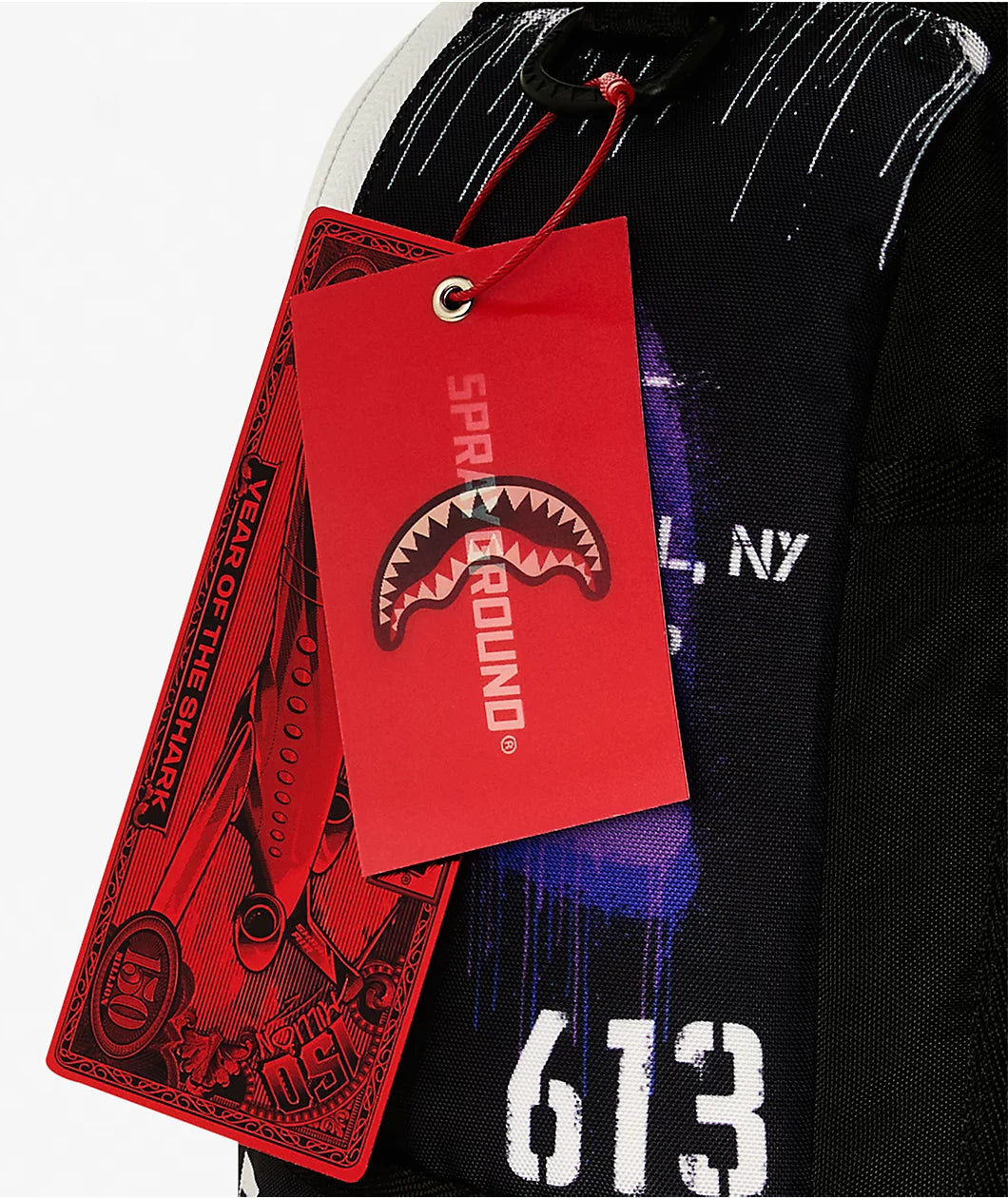 Stencil Shark Attack Backpack