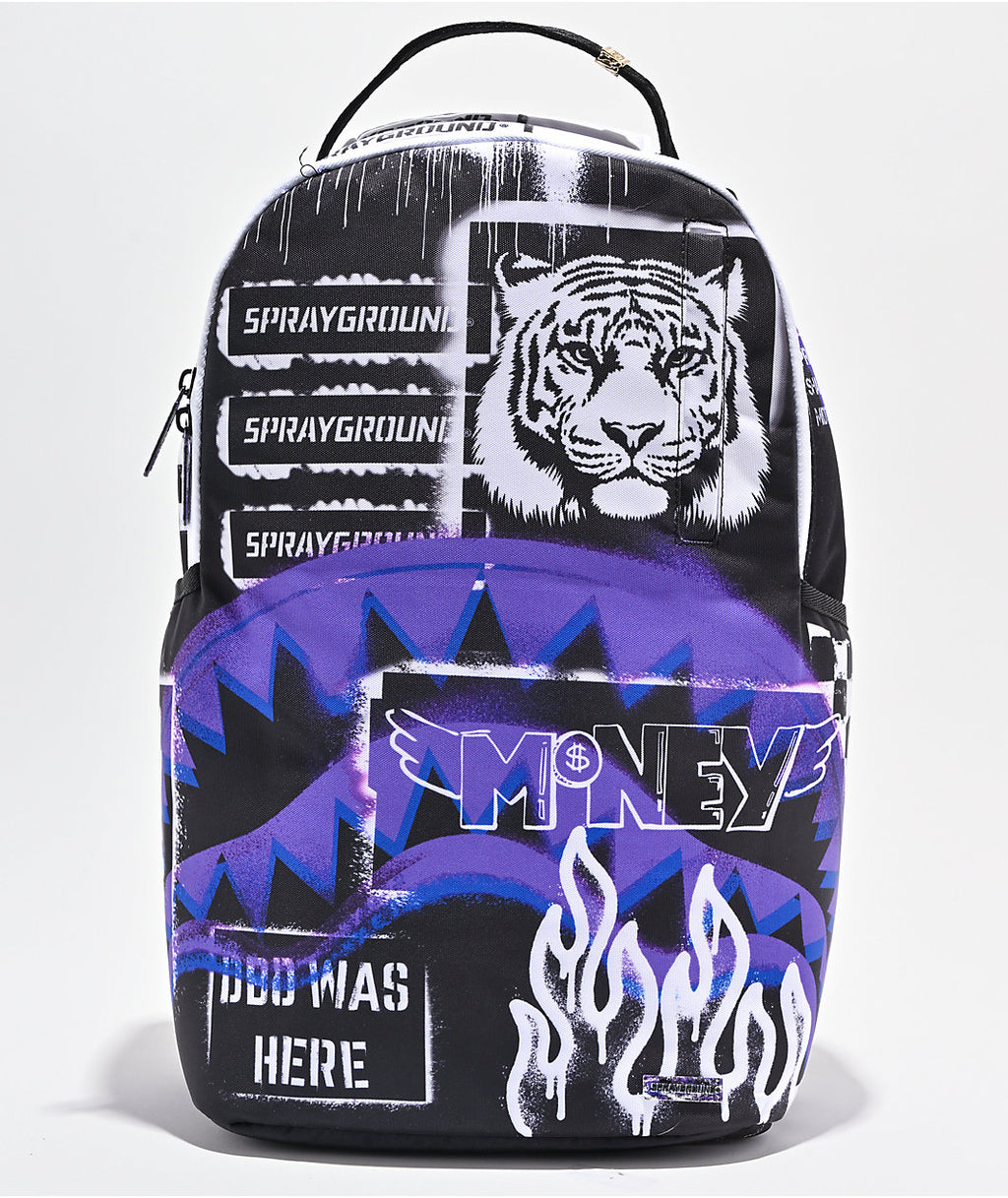 Stencil Shark Attack Backpack