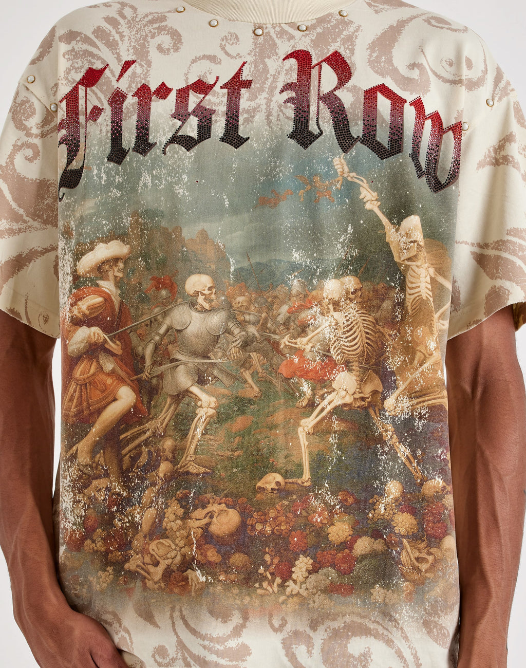 First Row Die Hard Rhinestone Tee