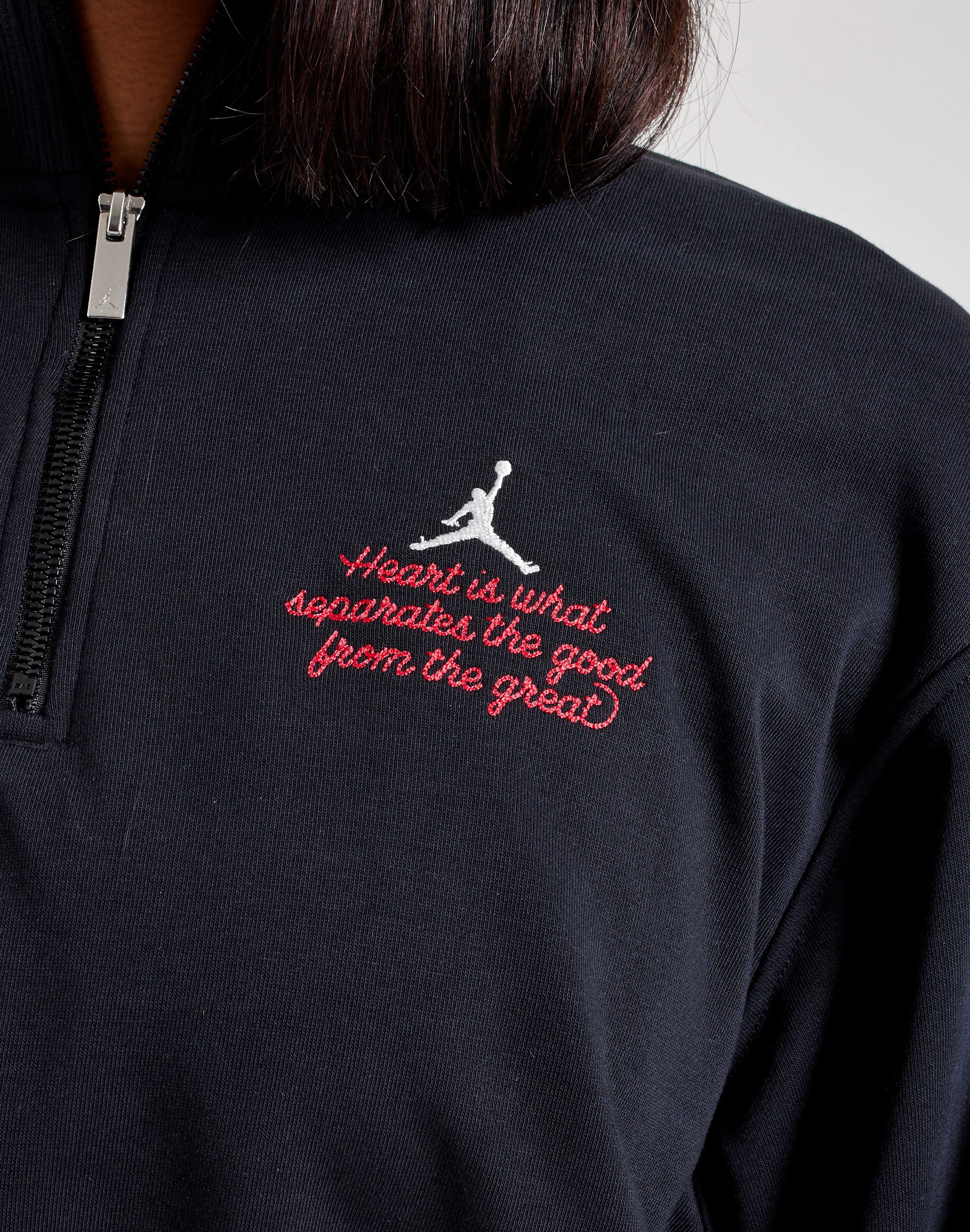 Jordan Brooklyn Fleece Cropped 1/4-Zip Top