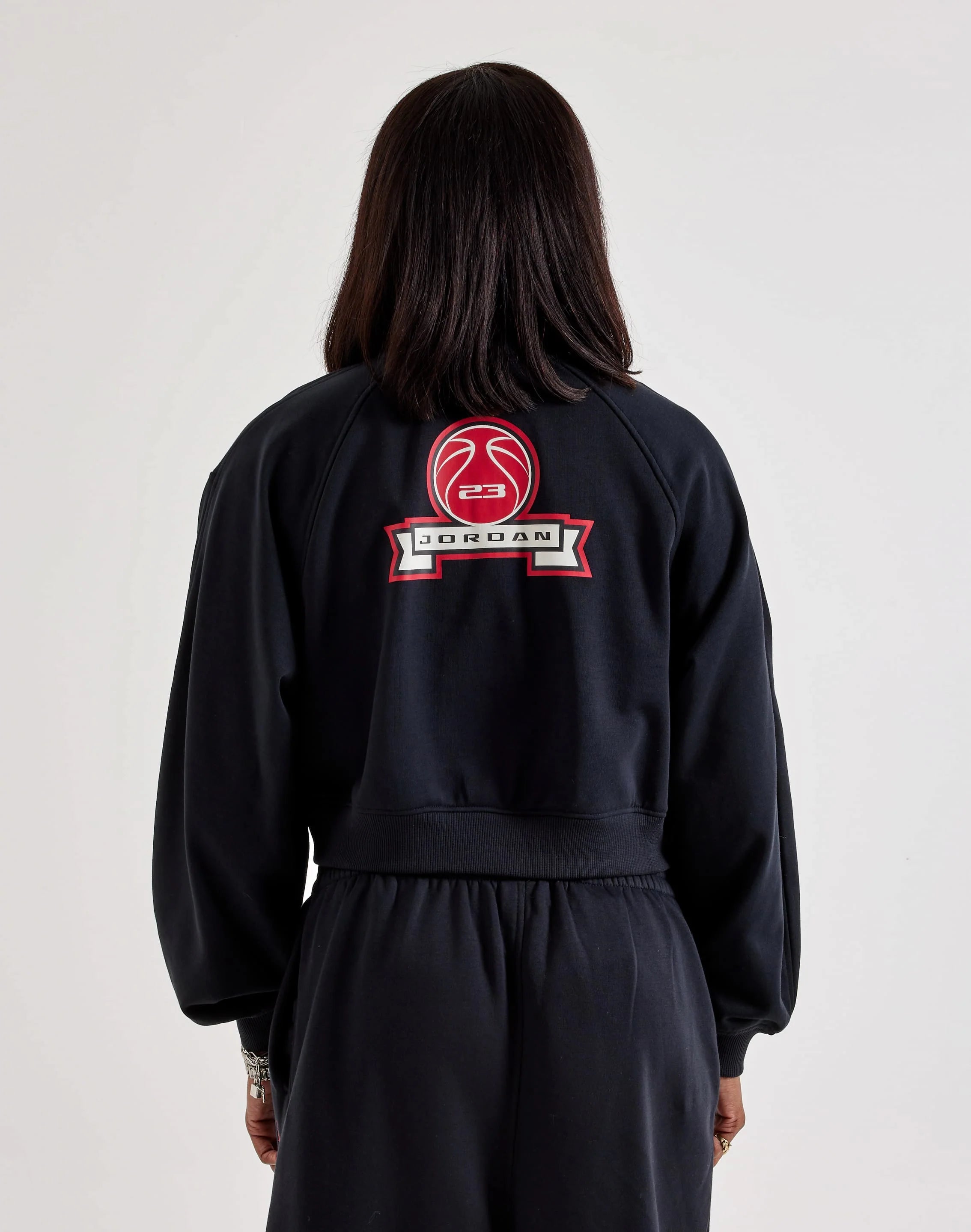 Jordan Brooklyn Fleece Cropped 1/4-Zip Top