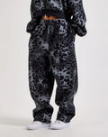 Brooklyn Fleece Animal Print Wide Leg Pants