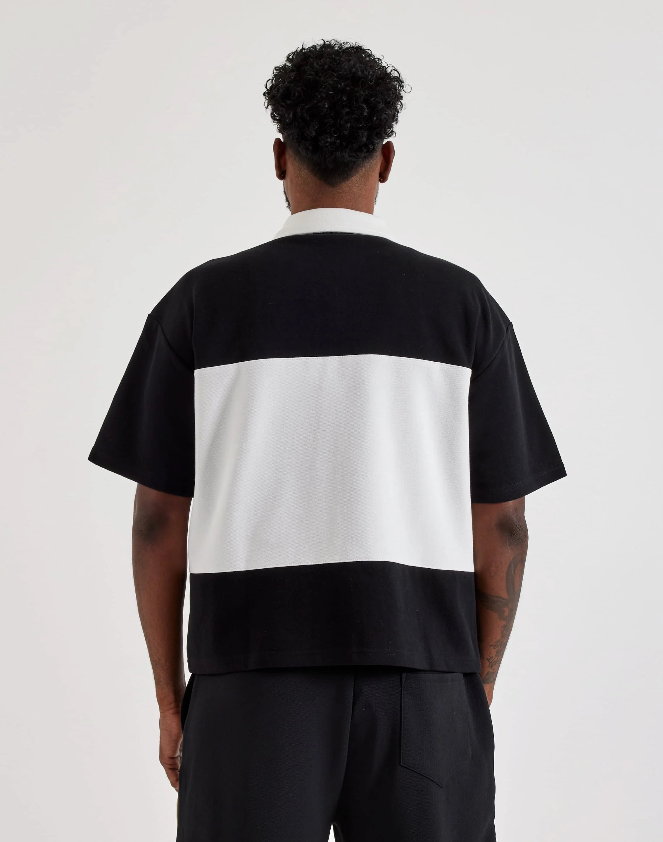 Majestik Patch Rugby Polo Shirt