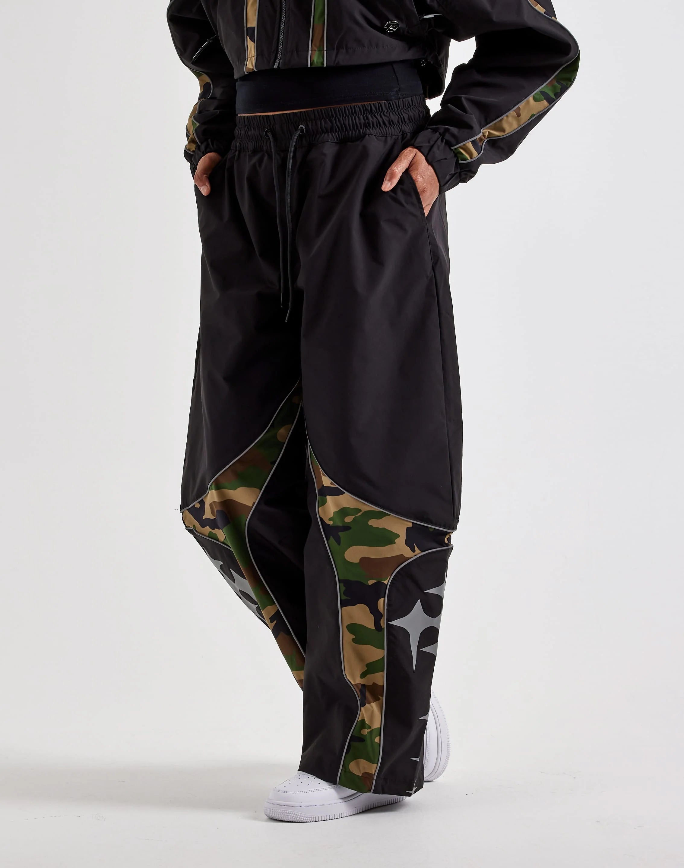 Smoke Rise Nylon Camo Panel Pants