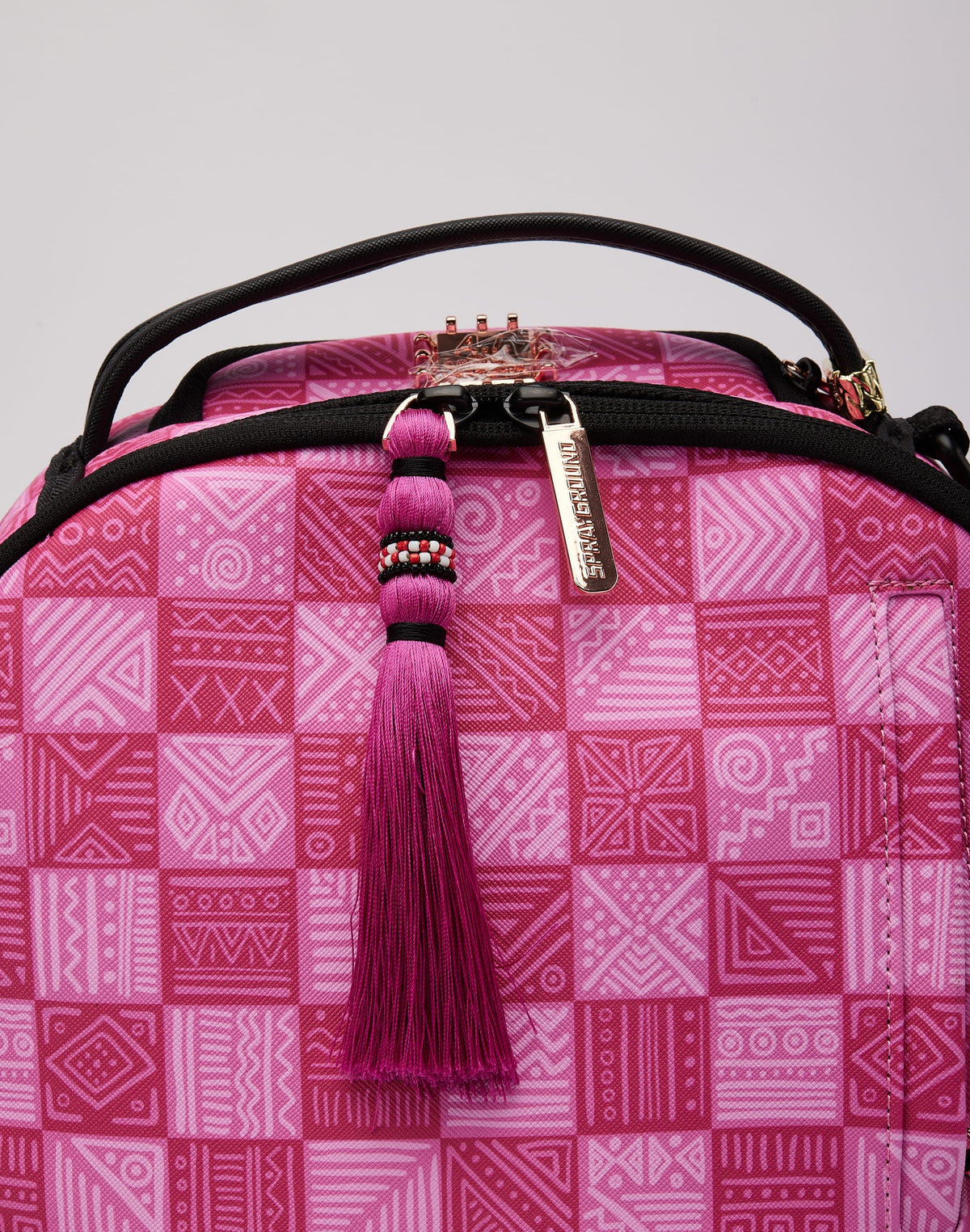 Pattern Check Backpack