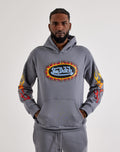 Von Dutch Flame Logo Fleece Hoodie
