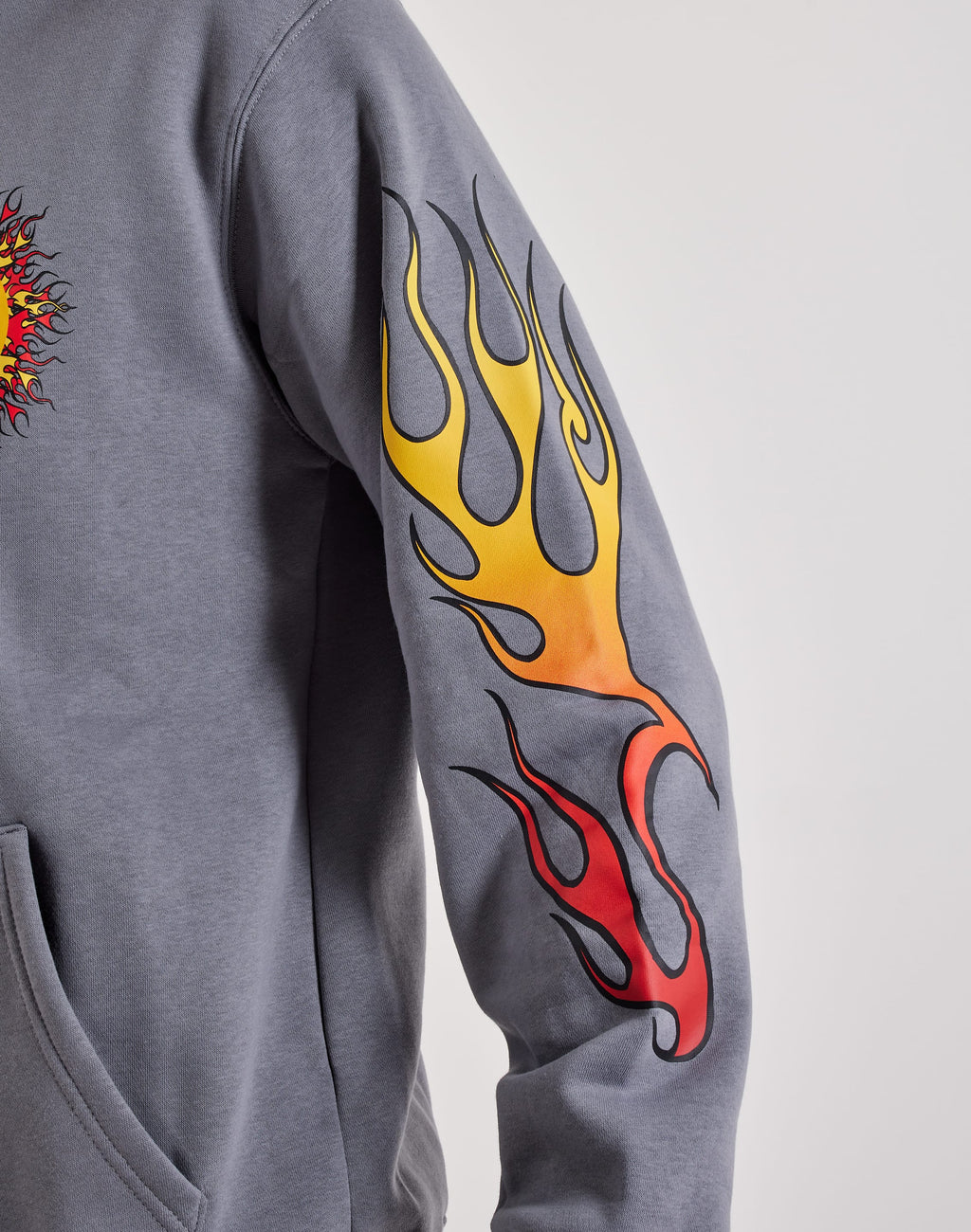 Von Dutch Flame Logo Fleece Hoodie