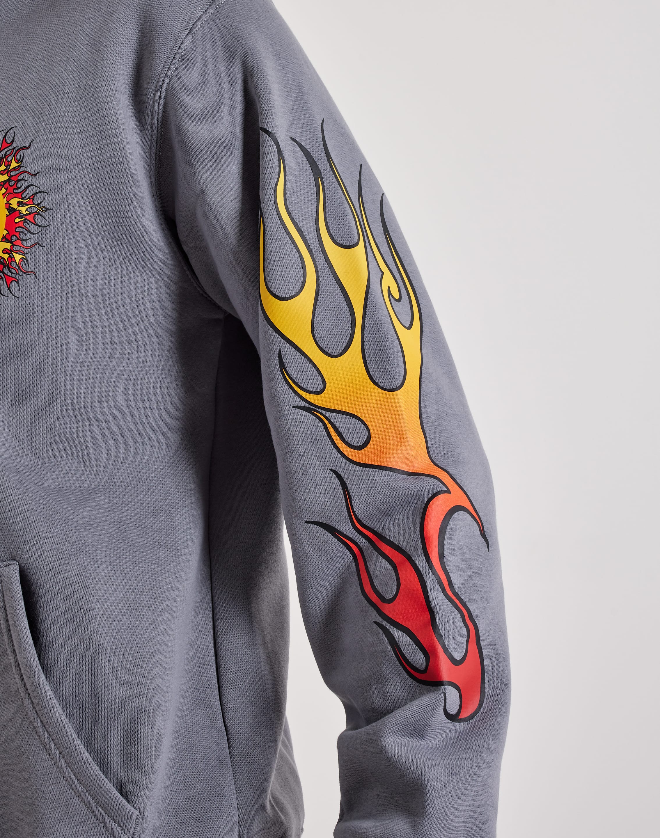 Von Dutch Flame Logo Fleece Hoodie